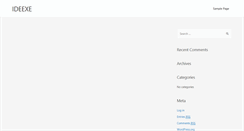 Desktop Screenshot of ideexe.com